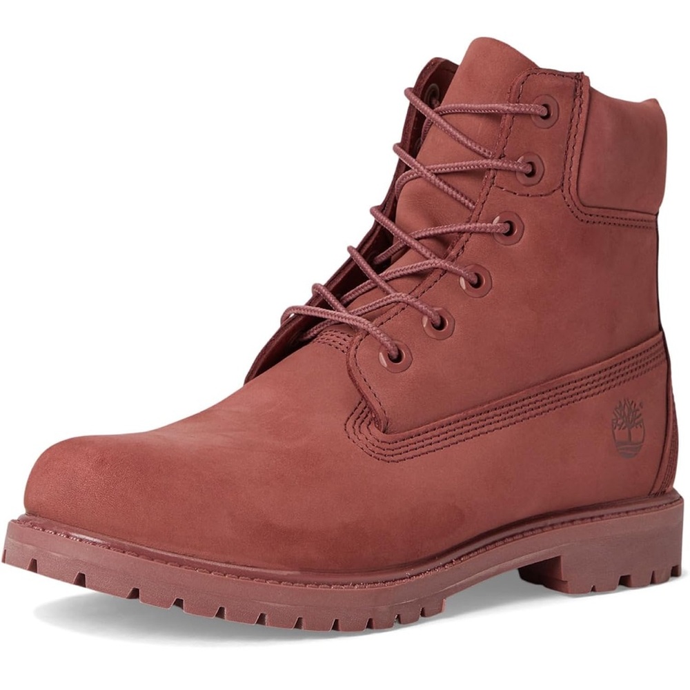 Timberland Leather Boots, beautiful deep rose pink color
BRAND NEW, NEVER WORN!!